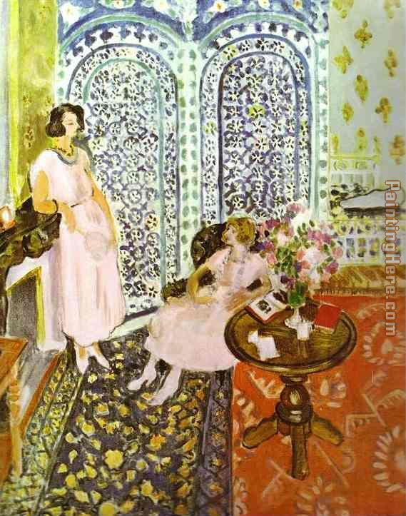 Moorish Screen painting - Henri Matisse Moorish Screen art painting